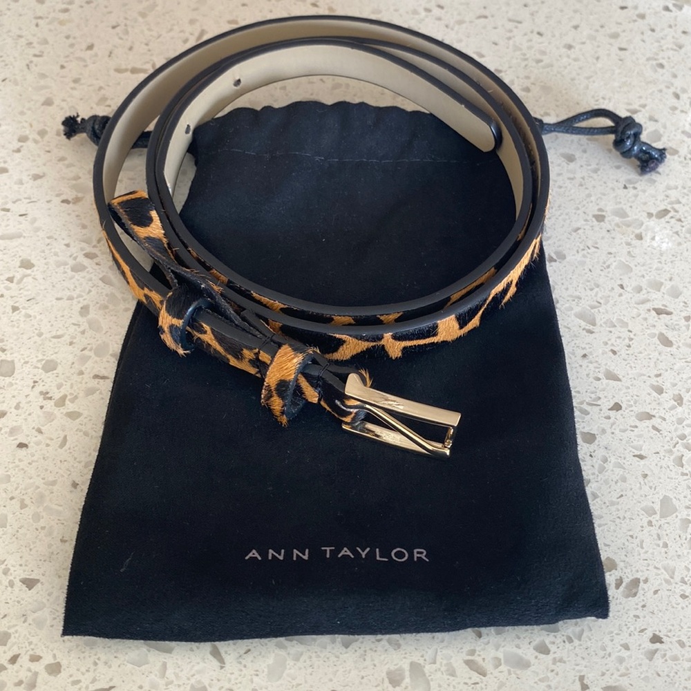 ANN TAYLOR BELT🐆🖤